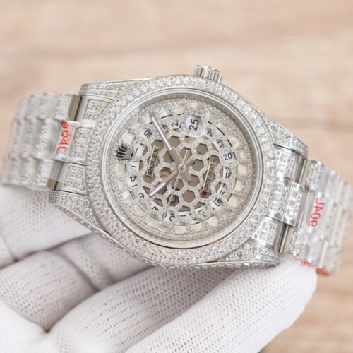 Rolex Iced Out #008 Replica - 9