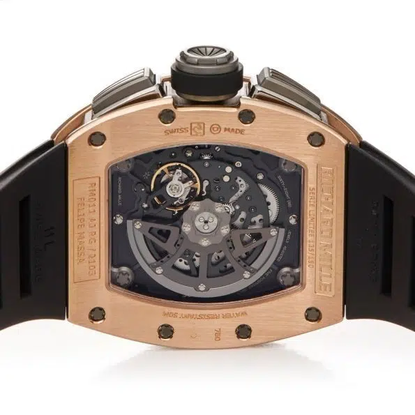 Richard Mille RM 011-03 Rose Gold Flyback Chronograph 4