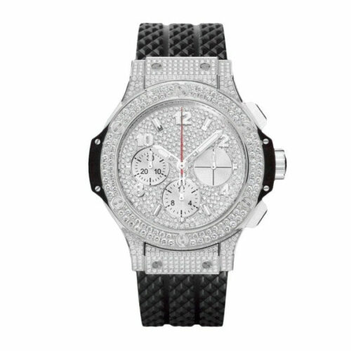 Hublot Classic Fusion Chronograph With Diamond Silver Dial Replica