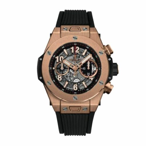 Hublot Big Bang Unico King Gold Flyback Chronograph Skeleton Replica