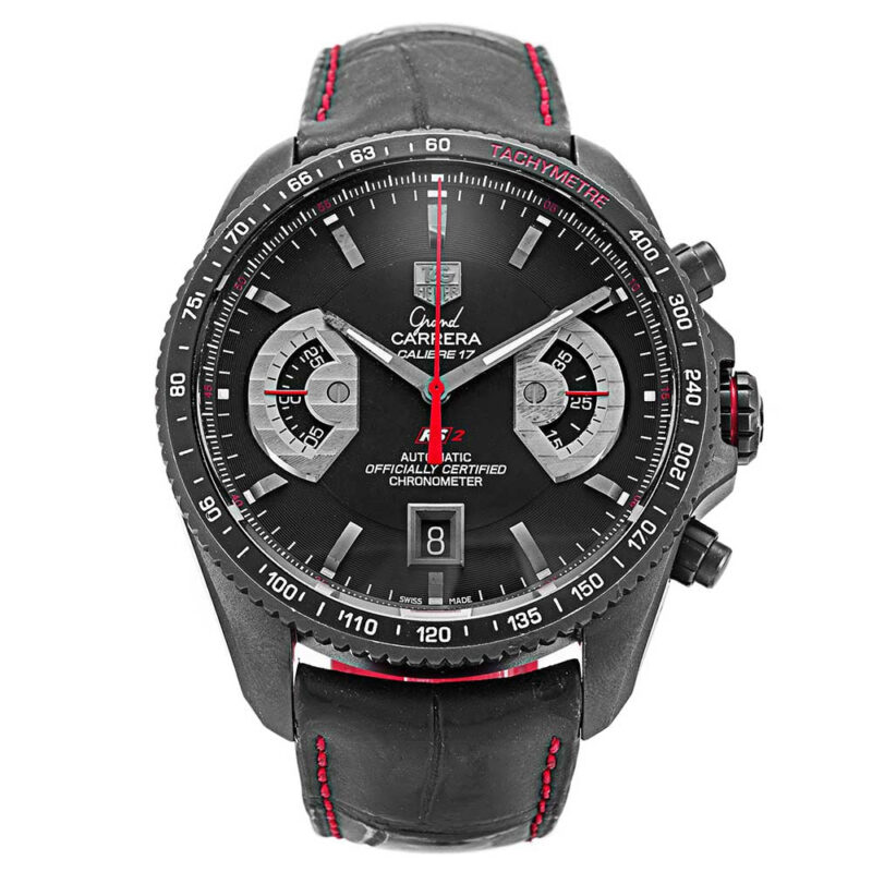 Men Tag Heuer Grand Carrera CAV518B.FC6237 Black 7