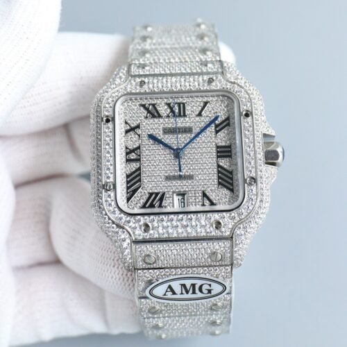 Cartier Iced Out Watch #002
