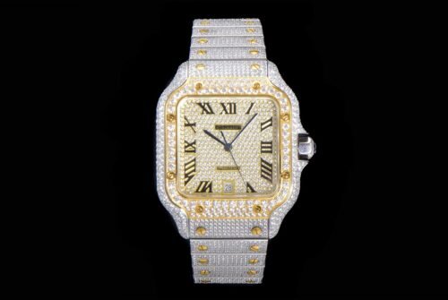 Cartier Iced Out Watch #003