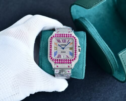 Cartier Iced Out Watch #004