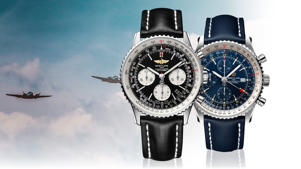 Breitling Navitimer chronograph replica watch size reference